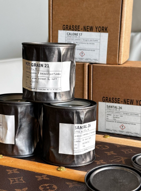 LELABO香水实验室铁罐香薰蜡烛豆油蜡26檀香21苦橙叶17海洋245g装