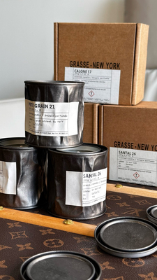 LELABO香水实验室铁罐香薰蜡烛豆油蜡26檀香21苦橙叶17海洋245g装