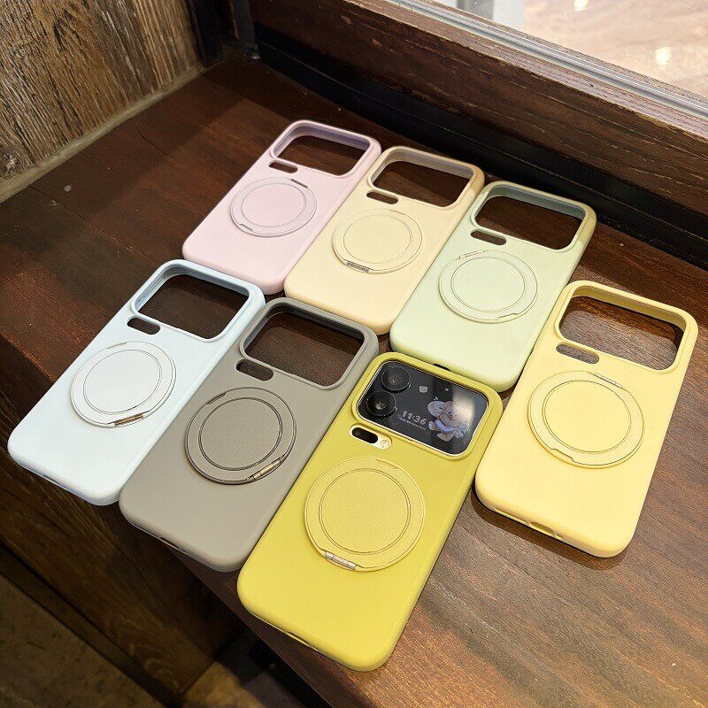 360°旋转支架液态硅胶适用小米15Ultra手机壳17Promax软糯14pro简约大孔镜头14ultra全包防摔Xiaomi13保护套