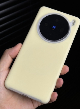 高级感奶黄色液态硅胶适用vivoX100手机壳X100S全包防摔x200promini简约亲肤软糯马卡龙粉蓝X300不发黄耐脏套