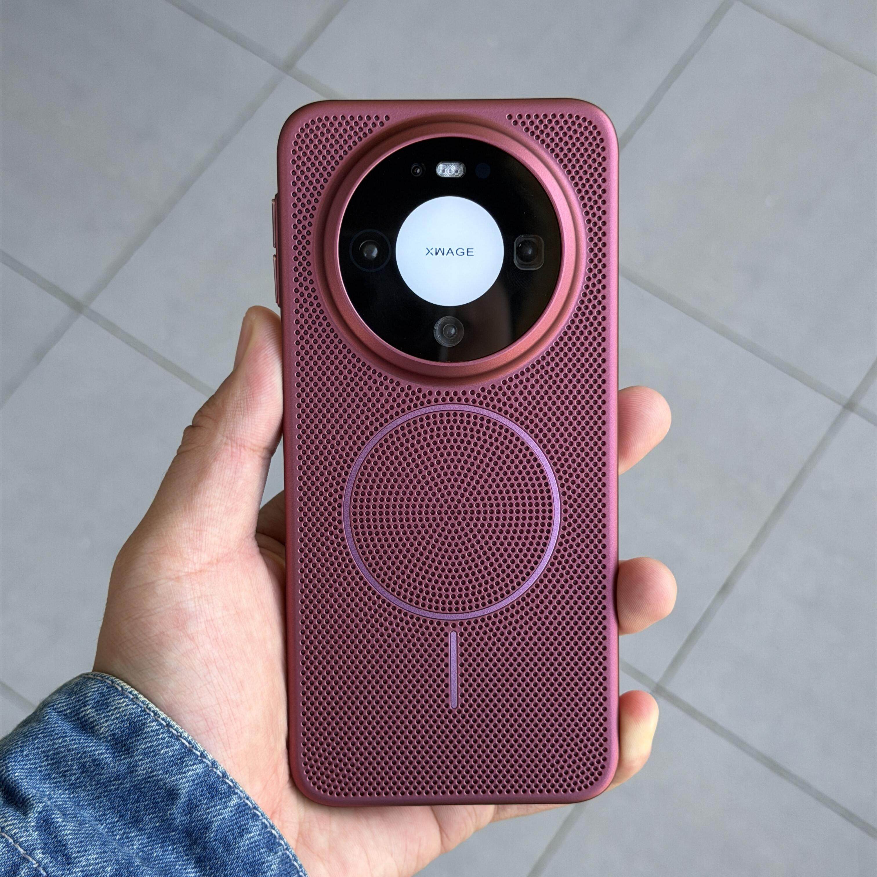 新款金瑞红色散热细圈磁吸适用华为Mate80promax手机壳电镀mate70/60pro+全包超薄pura80ultra男女款p70硬壳,3C数码配件,手机保护套/壳,淘宝优惠券,粉丝福利购,淘宝优惠卷