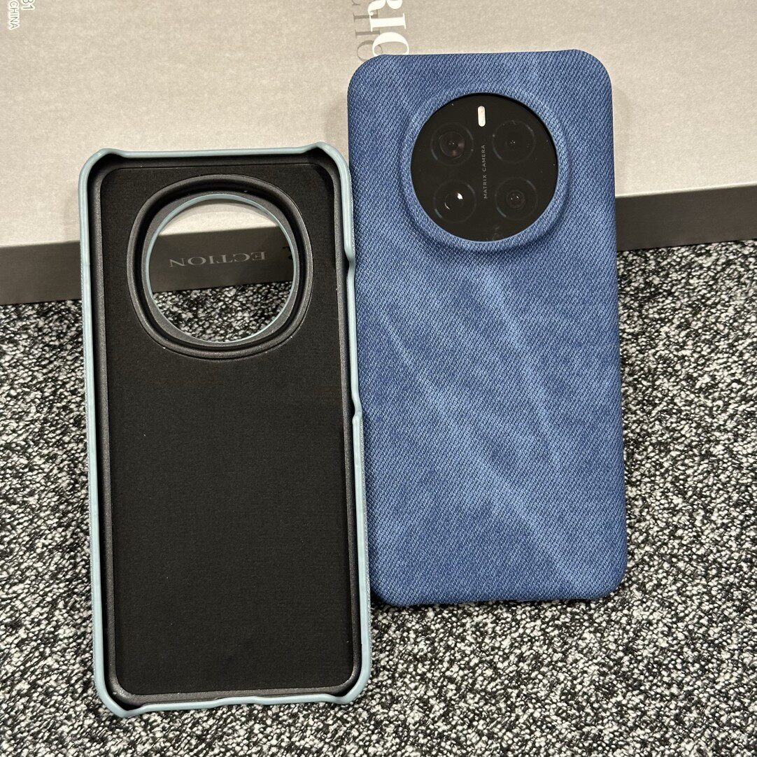 高级新款半包适用荣耀Magic7手机壳X60港风牛仔纹魔术magic8pro防摔500复古400简约300按键不包深蓝色保护套