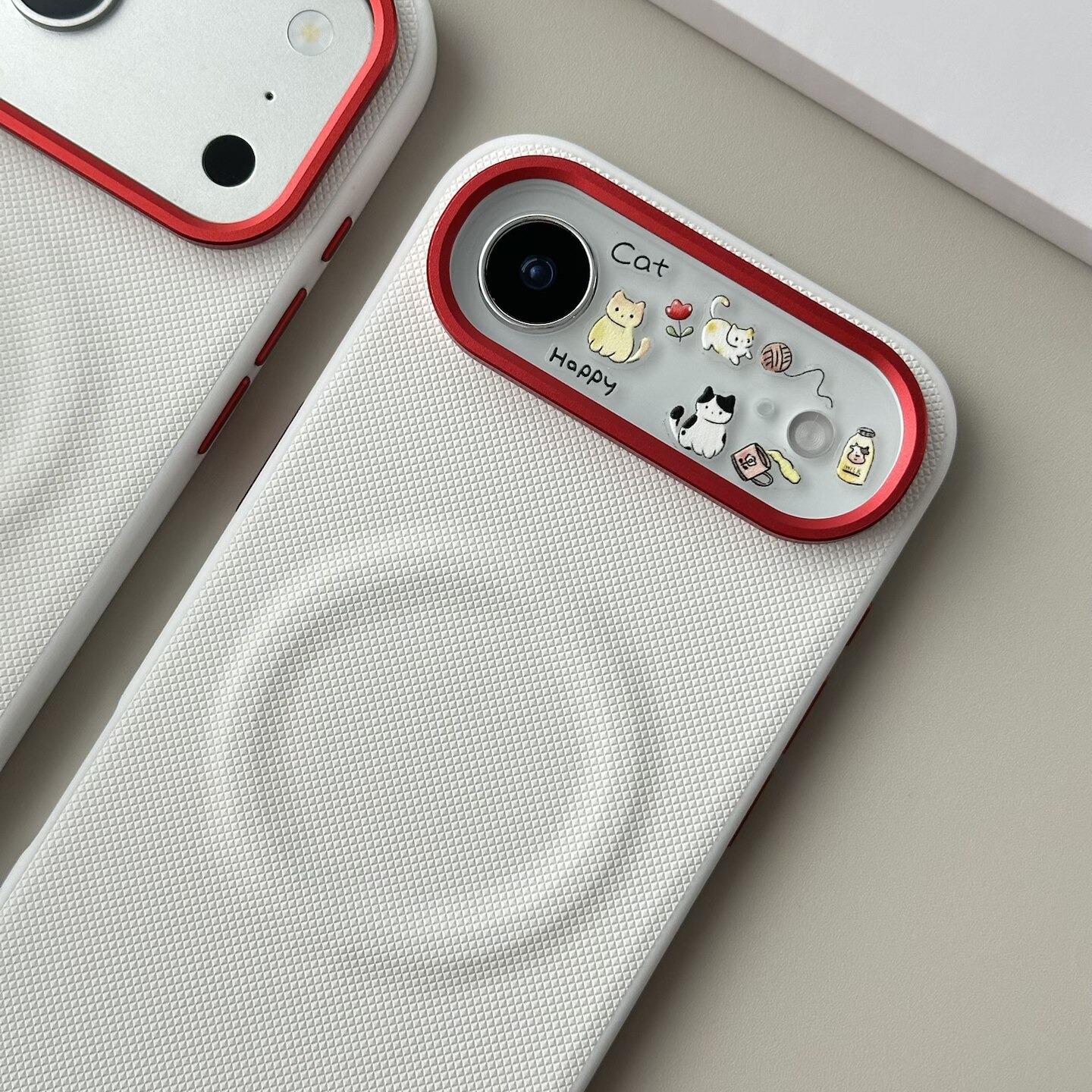 奢华素皮白编织钻石纹适用苹果18promax手机壳iPhone17Pro全包金属按键Air防指纹16磁吸15红色大孔镜圈14防摔