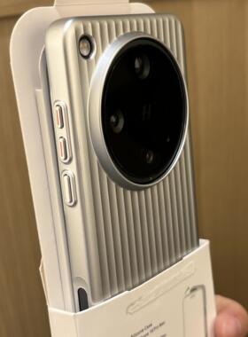 密疏分子钛盾适用OPPOFindX8Pro手机壳X8S+黑色金属质感findx8ultra瓦楞行李箱mate70/60pro磁吸magic7磨砂硬