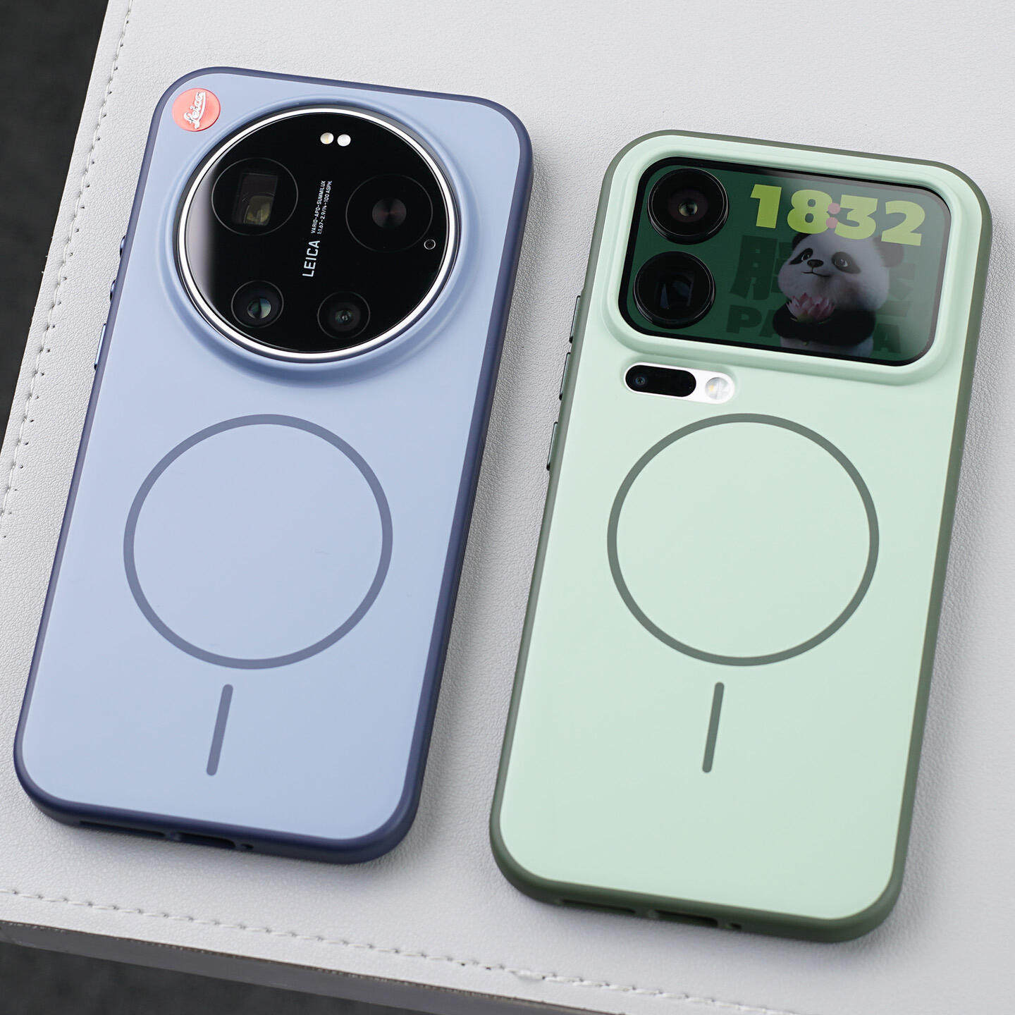 深海蓝色商务肤感无界磁吸充电适用小米17Ultra手机壳17Pro简约17promax全包金属按键Xiaomi15防摔手感好保护