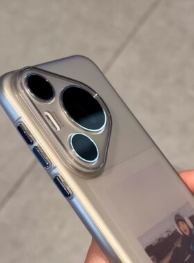 ins磨砂高级灰色适用华为Pura80Pro手机壳p80ultra全包独立金属按键pura70pro+超薄裸机手感散热软tpu保护套