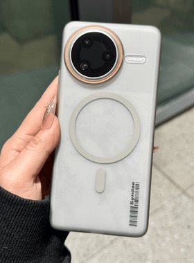 高级钛灰色潮款柔砂适用红米K80Pro手机壳k80至尊版简约k70撞色k60个性磁吸note14pro+轻薄13裸机感12保护套