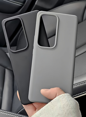 黑灰色全包液态硅胶30适用vivoS18手机壳S19简约s20pro植绒Reno13大孔12男女款11橡皮感14耐黄防摔耐脏保护套