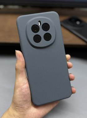 岩砂高级灰色适用荣耀Magic7/6Pro手机壳magic5至臻磨砂GTpro防指纹Power简约400全包300ultra精孔200硬外壳9