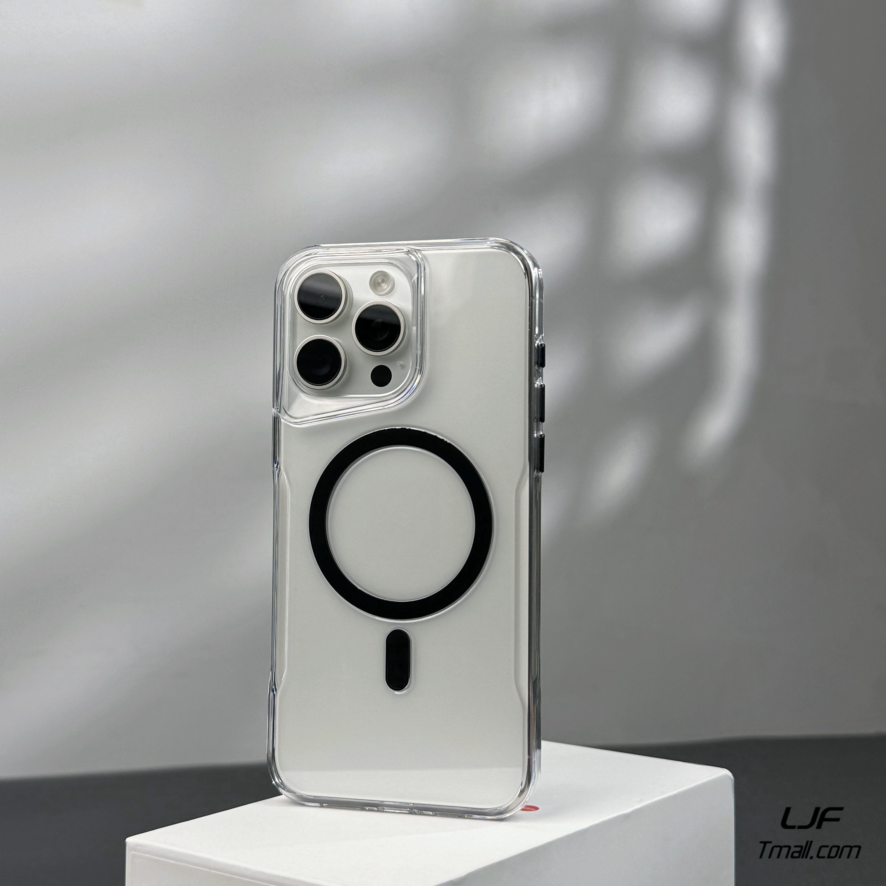 高透明小蛮腰全包适用苹果15Promax手机壳iPhone14pro个性大孔镜头13黑色12磁吸充电15plus金属按键亚克力套