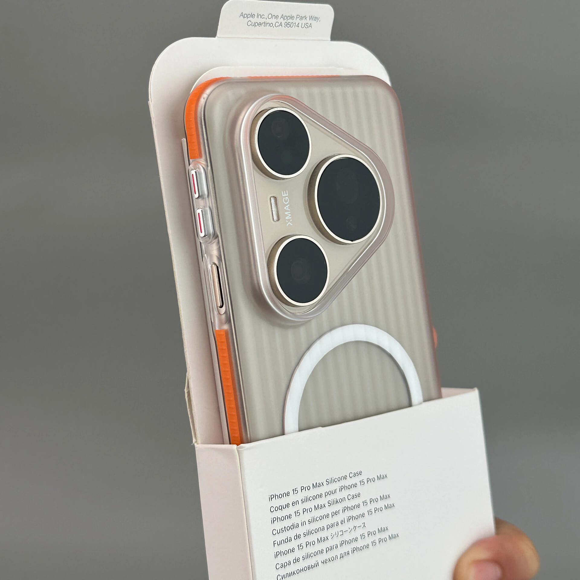 瓦楞防滑边适用华为Pura80手机壳P70Pro+简约橙色边Pura80Ultra立体行李箱磁吸大孔高级感新品磨砂透白色男女