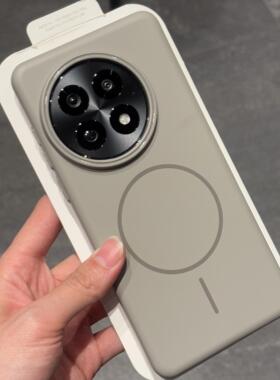 Beats同款细圈磁吸适用一加13手机壳1+13钛灰色ace5pro简约ace3/2超薄磨砂全包创意水泥灰色肤感文艺新品裸机