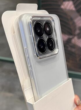 适用小米14硅胶简约保护壳