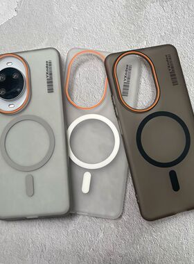 超薄钛灰色手感好适用华为Nova14Pro手机壳nova13简约潮款nova12ultra磁吸散热nova11微磨砂硬壳个性条码男女