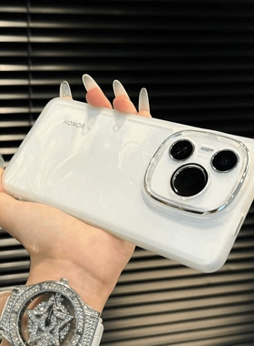 魅眼护镜6050适用荣耀Power手机壳GTPro简约300Ultra透白色200pro玻璃镜头膜100软硅胶90GT磨砂边80SE情侣70+