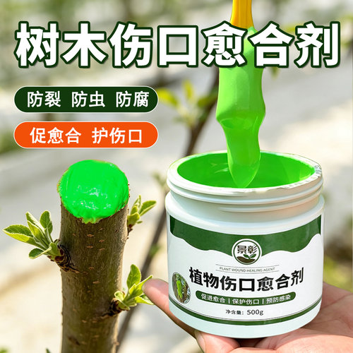 植物树木伤口愈合剂盆景果树嫁接月季兰花树枝剪枝树桩皮切口修复
