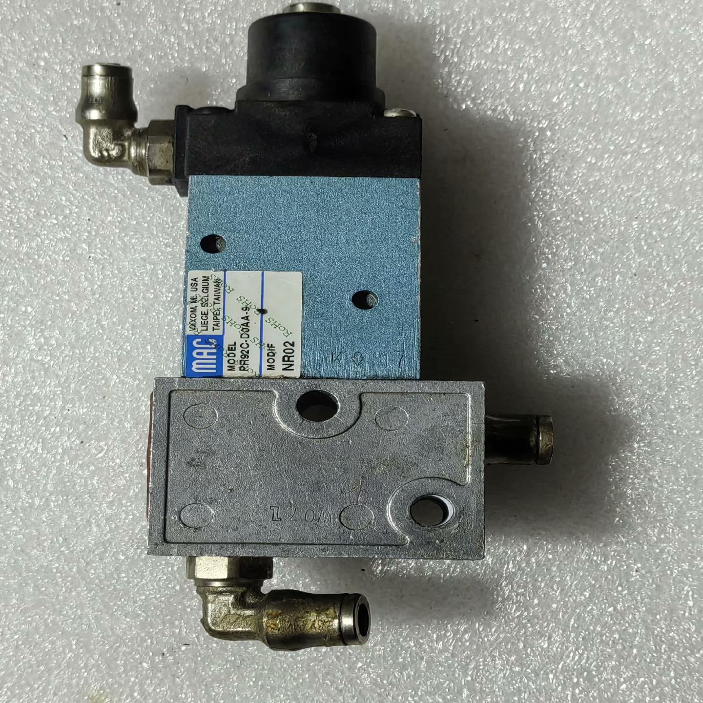 （设备配件）诺信熔胶机所拆MAC电磁阀PR92C-DOAA-S，成色如图