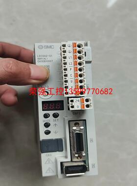 【荣强工控】SMC-LECSA2-S1成色如图，功能完好。