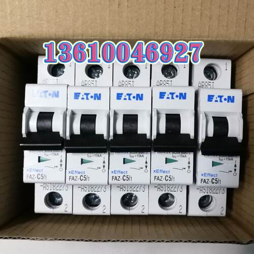 EATON MOELLER微断FAZ-C5/1 5A1P，带UL