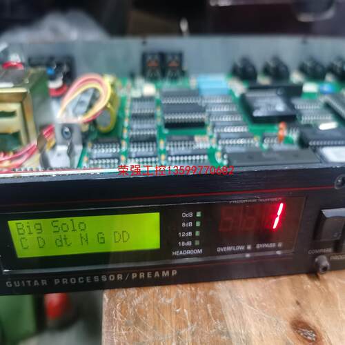 【荣强工控】美国Digitech GSP7专业吉它前级放大器。通电正常的