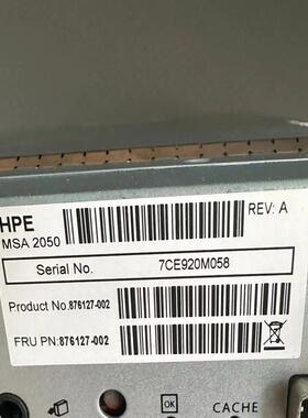 （设备配件）876127-001 002 HP MSA2050 控制器