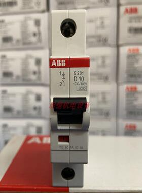 ABB S200系列微型断路器；S201-D10，1P，10A议价