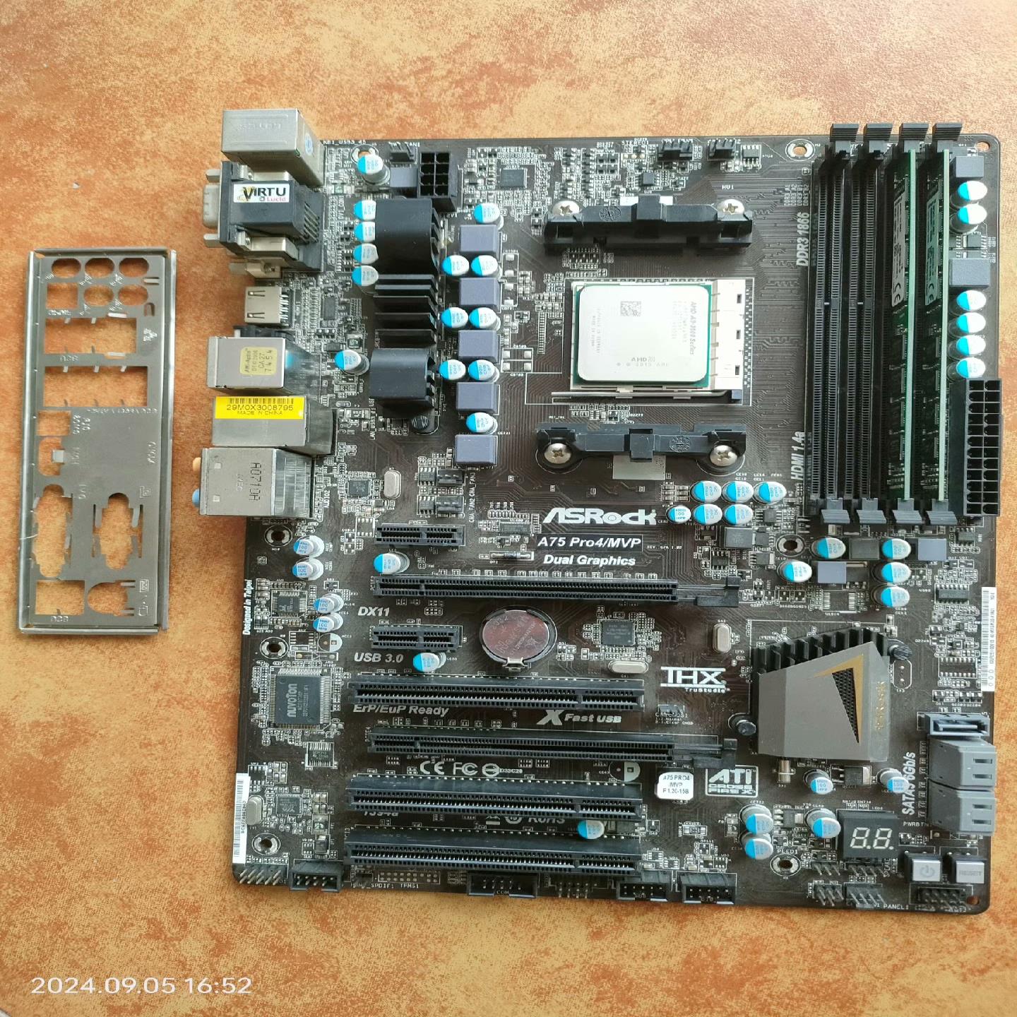 华擎A75 Pro4/MVP主板，大板，A8-3800cpu