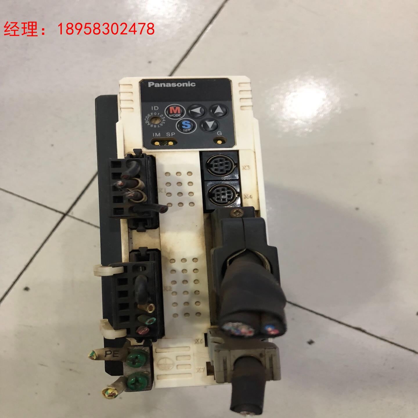 panasonic伺服驱动器型号MCDDT3520二手拆机包
