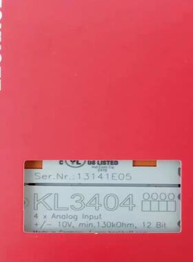 KL3404倍福模块，全新原装正品，