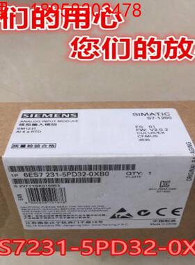 西门子 S7-1200热电阻模块4RTD 16位分辩率 6ES7231-5PD32-0XB0