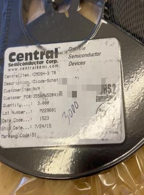 [德峰]肖特基二极管 CMDSH-3 TR 3325Pcs