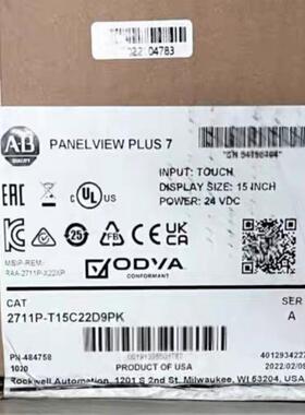2711P-T15C22D9PK 全新AB原装触摸屏现货 议