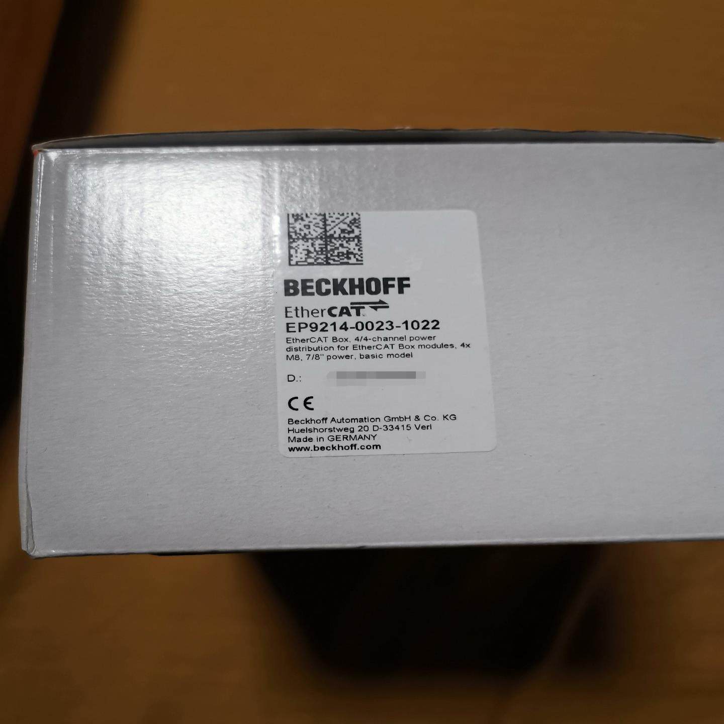 BECKHOFF。 EP9214-0023全新2022年产，