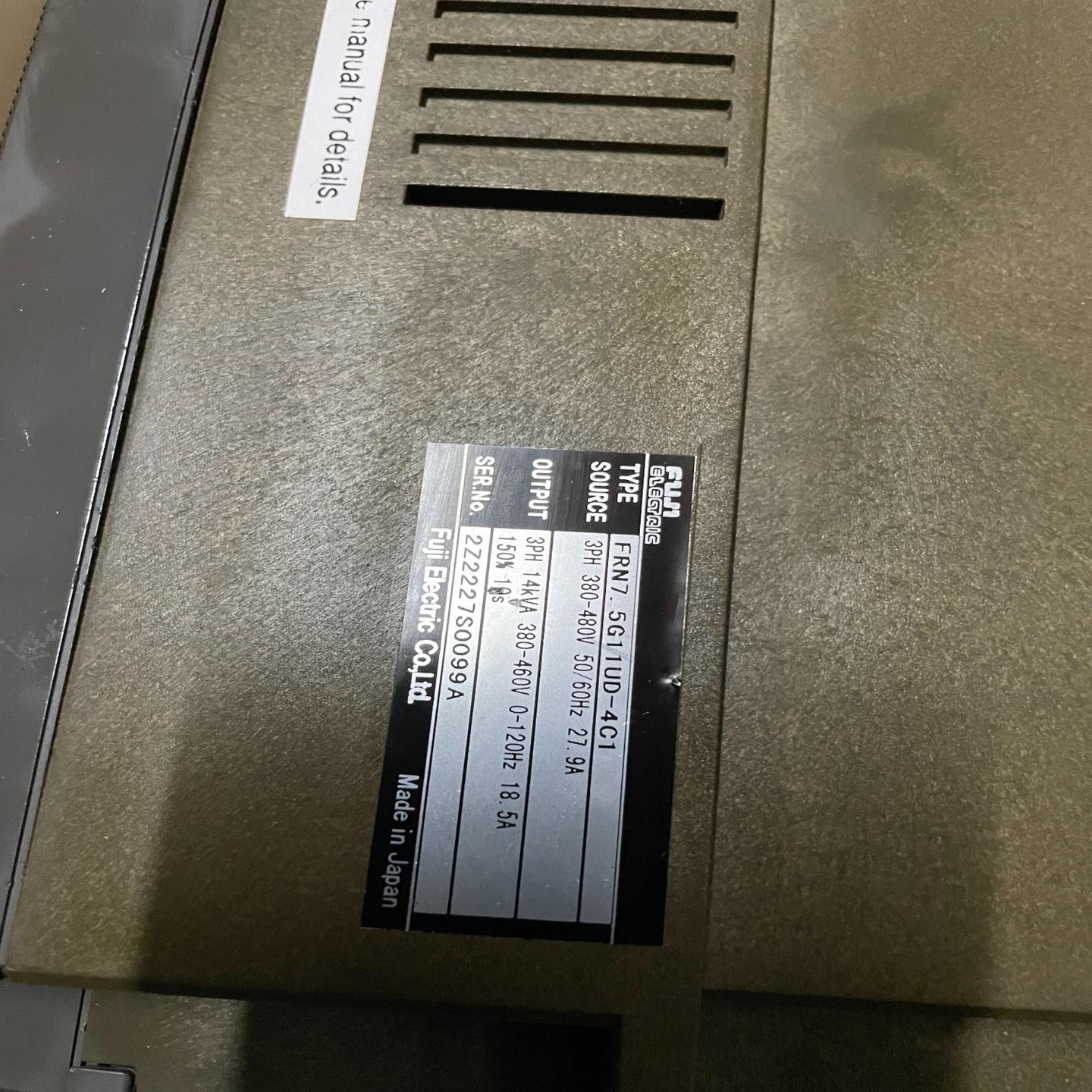 （设备配件）-变频器C1FRN7.4G11UD 5 富士FRN11G11