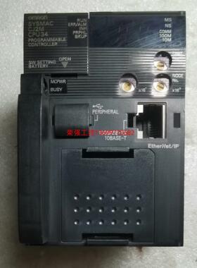 【荣强工控】欧姆龙PLC CJ2M-CPU34 实物图，功能正常，有兴趣