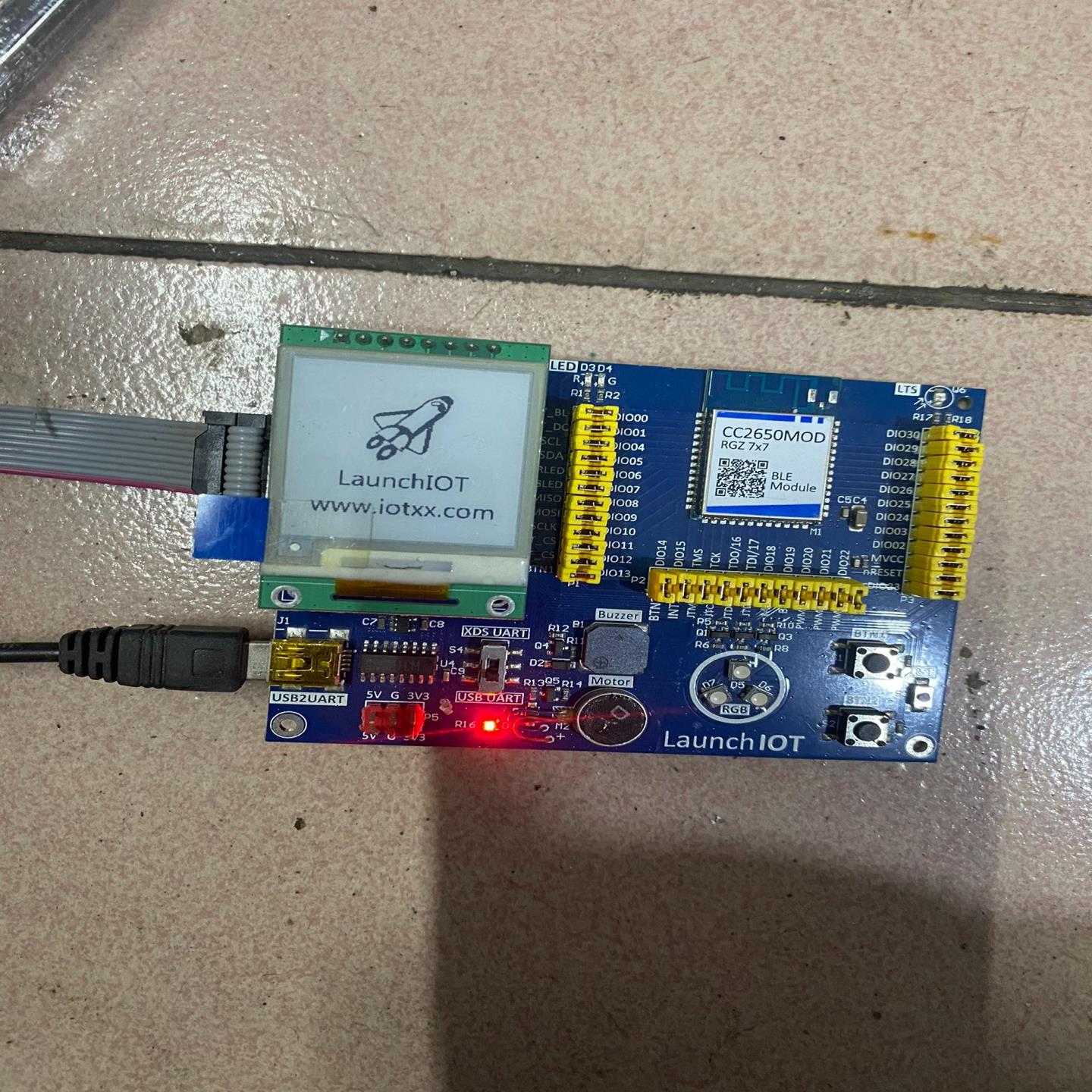 CC2640谷雨物联网开发板懂的联系