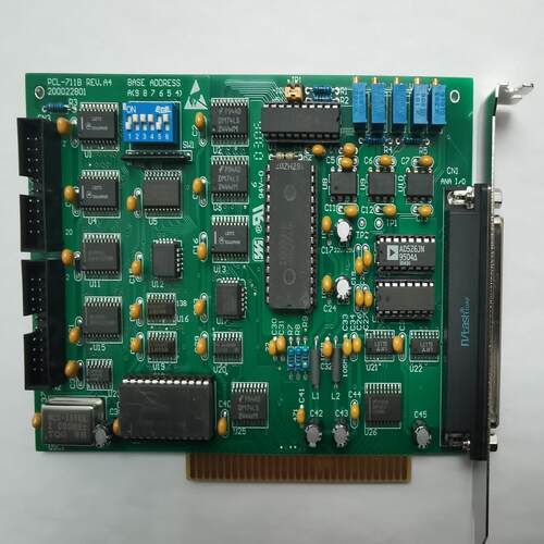 PCL-711B全新研祥8路AD、1路DA、16路开关量输入