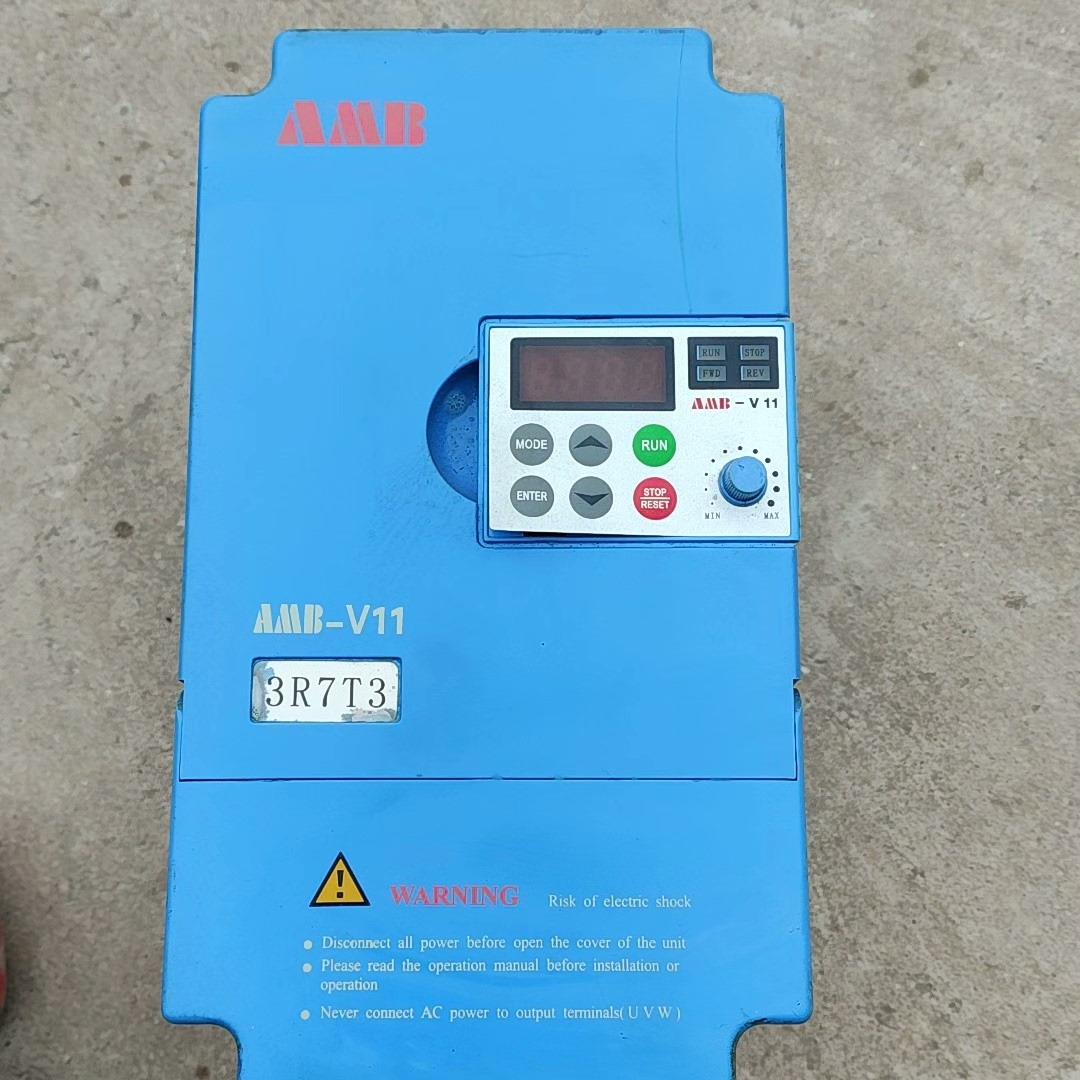 安邦变频器AMB-V11-3R7T3 3.7KW 拆机包好