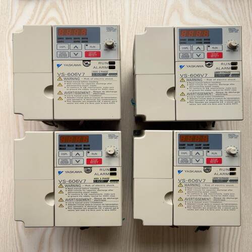 YASKAWA 安川变频器 VS-606V7 二手拆机 CI