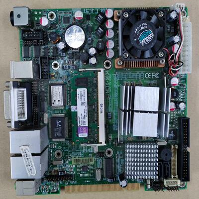 华北工控主板 MITX-6834 带CPU内存散热片