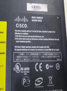 CISCO ASA5510 防火墙 原装拆机，所有功能全部正