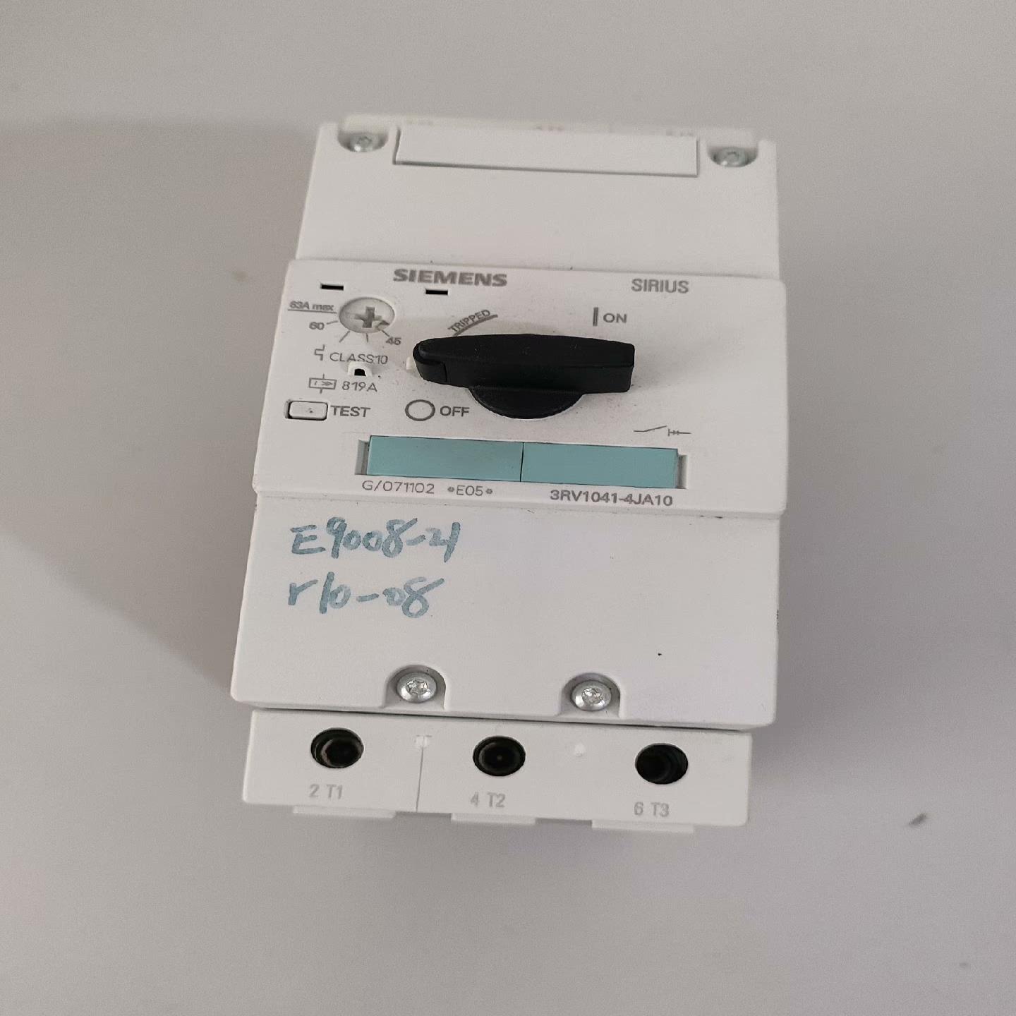 （设备配件）-JA1043西门子RV1041马达断路器保护