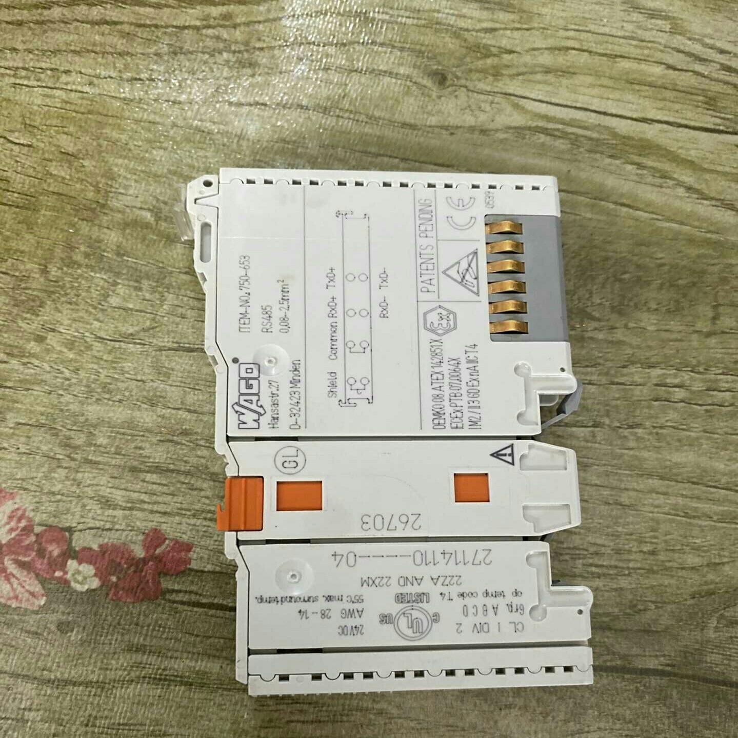 PLC万可750-653模块，功能完好，就，