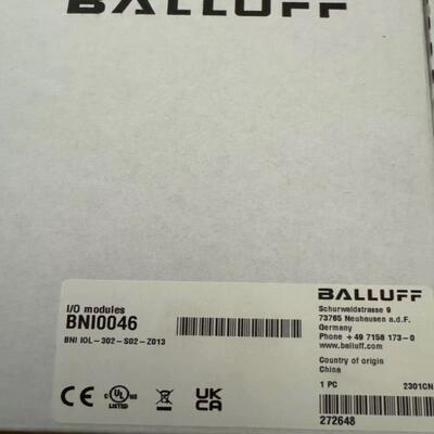 全新原装BALLUFF巴鲁夫 BNI0046 BNI IOL