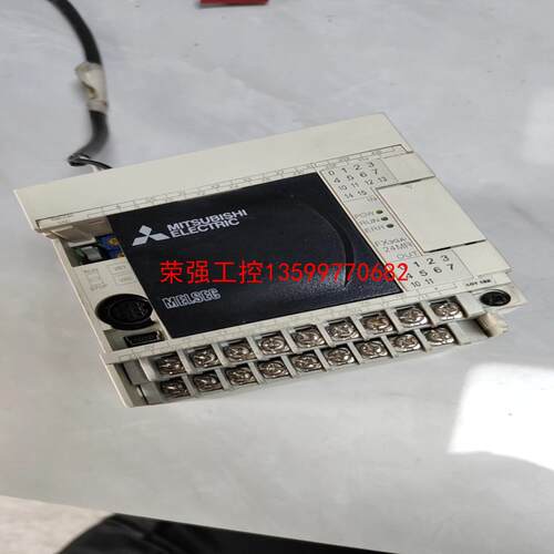 【荣强工控】三菱PLC，FX3GA-24MR-CM，三菱模块。实物拍摄，