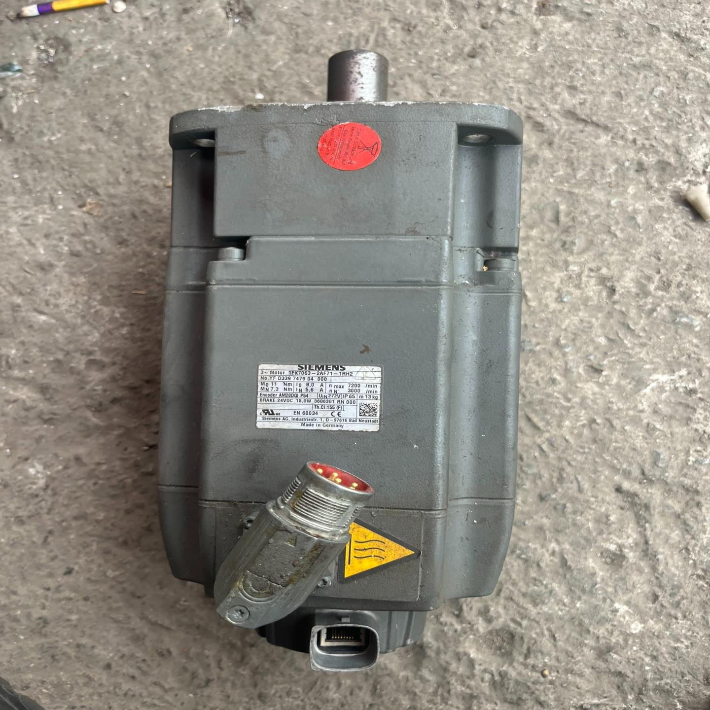 1FK7063-2AF71-1RH2测试完好，编码器处