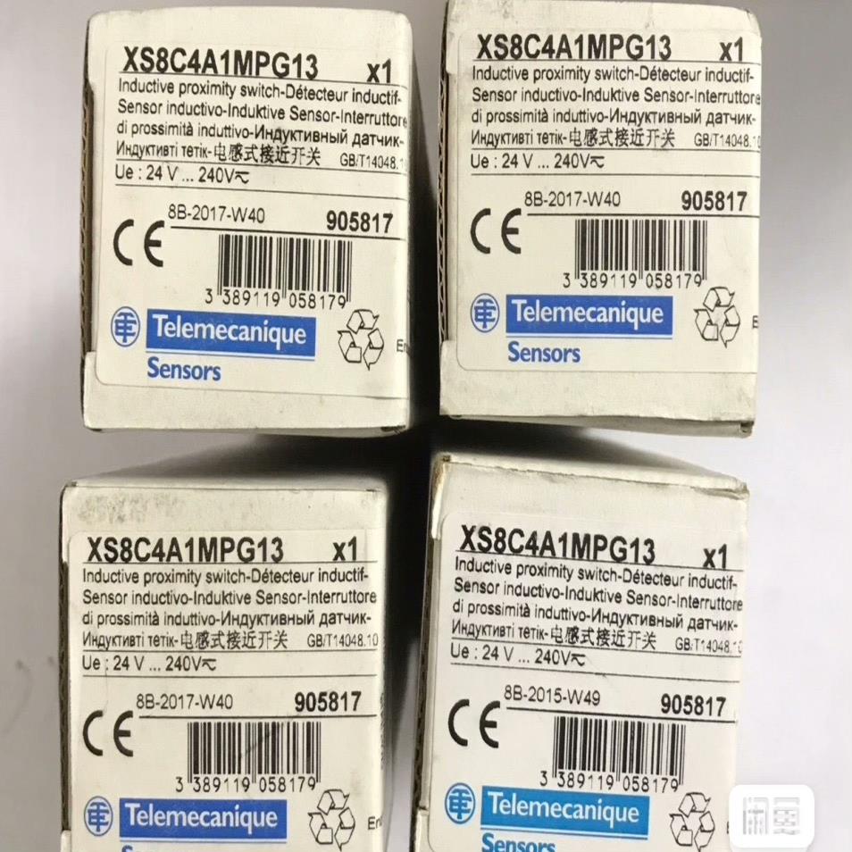XS8C4A1MPG13 接近开关，全新原装正品