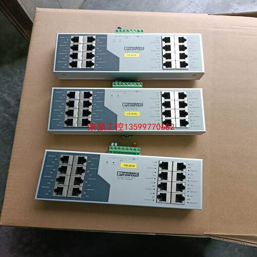 【荣强工控】菲尼克斯16口交换机 FL SWITCH SF 16TX