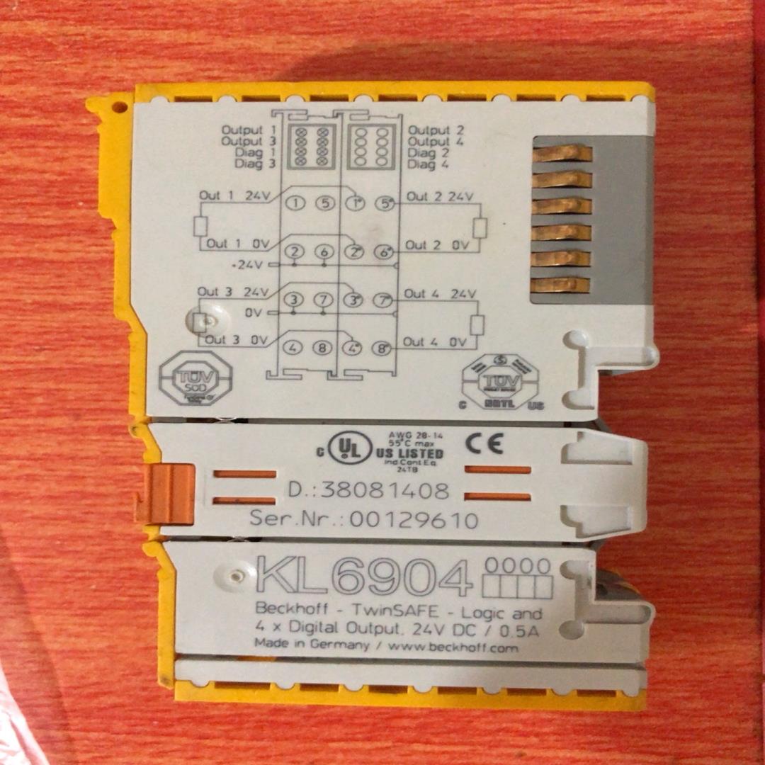 {雅致机械商行}倍福拆机模块KL6904功能完好成色如图