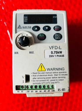 【工控自动化】VFD007L21A 台达变频器VFD-L 075W议价